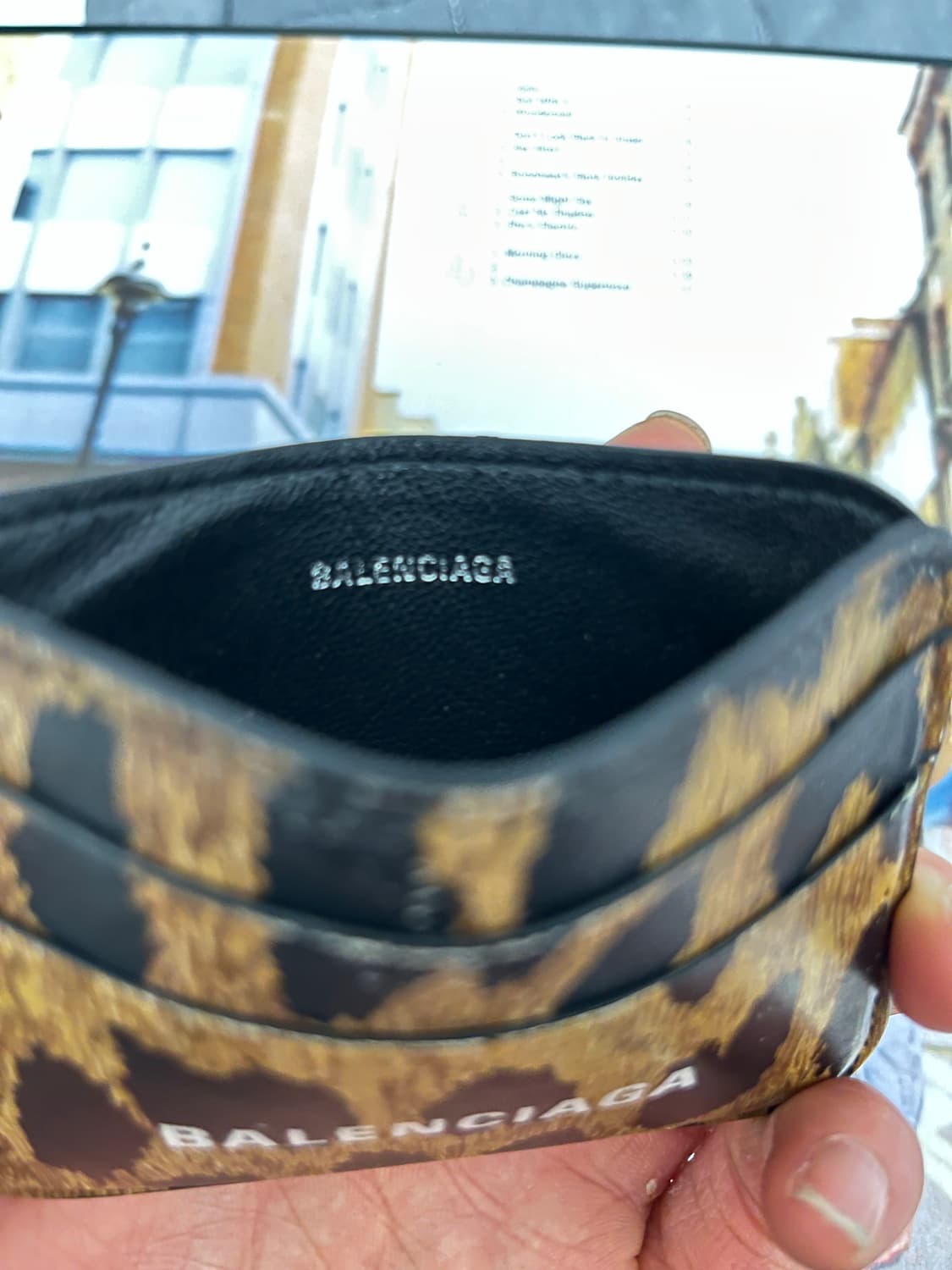 발렌시아가 레오파드 홀더 20ss 상품이미지4