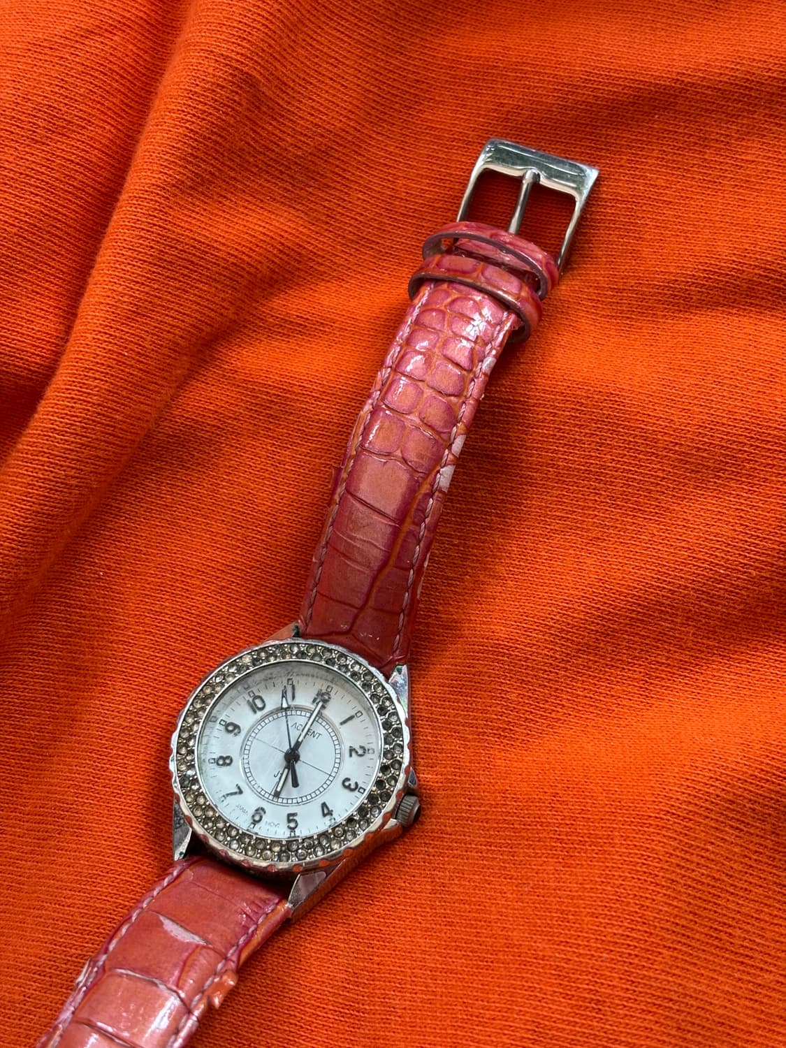 vintage accentime leather watch  상품이미지2