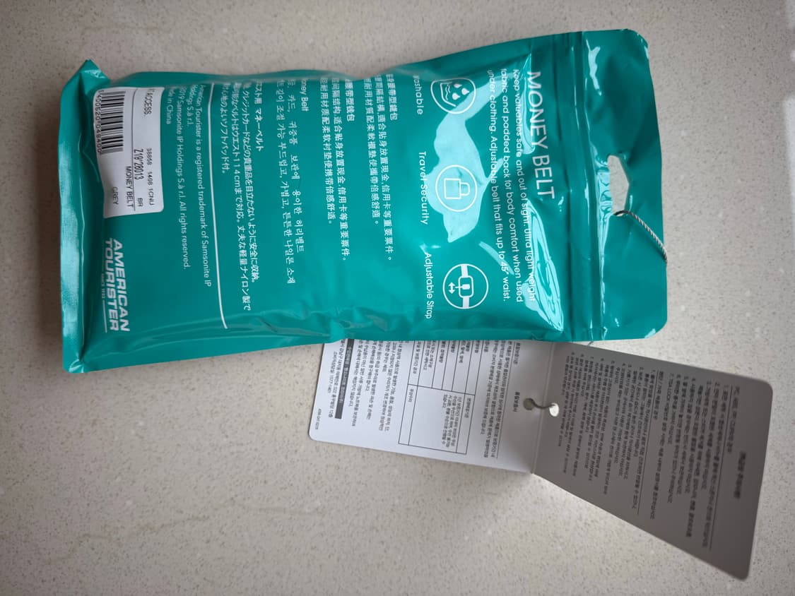 [새상품.정가15.0] 머니벨트,크로스백: 샘소나이트,아메리칸투어리스터 상품이미지4