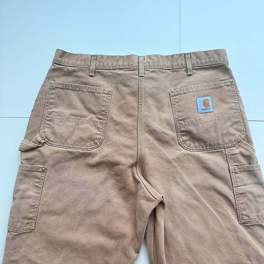 90s 칼하트 더블니 팬츠 made in usa B01 BRN 상품이미지6
