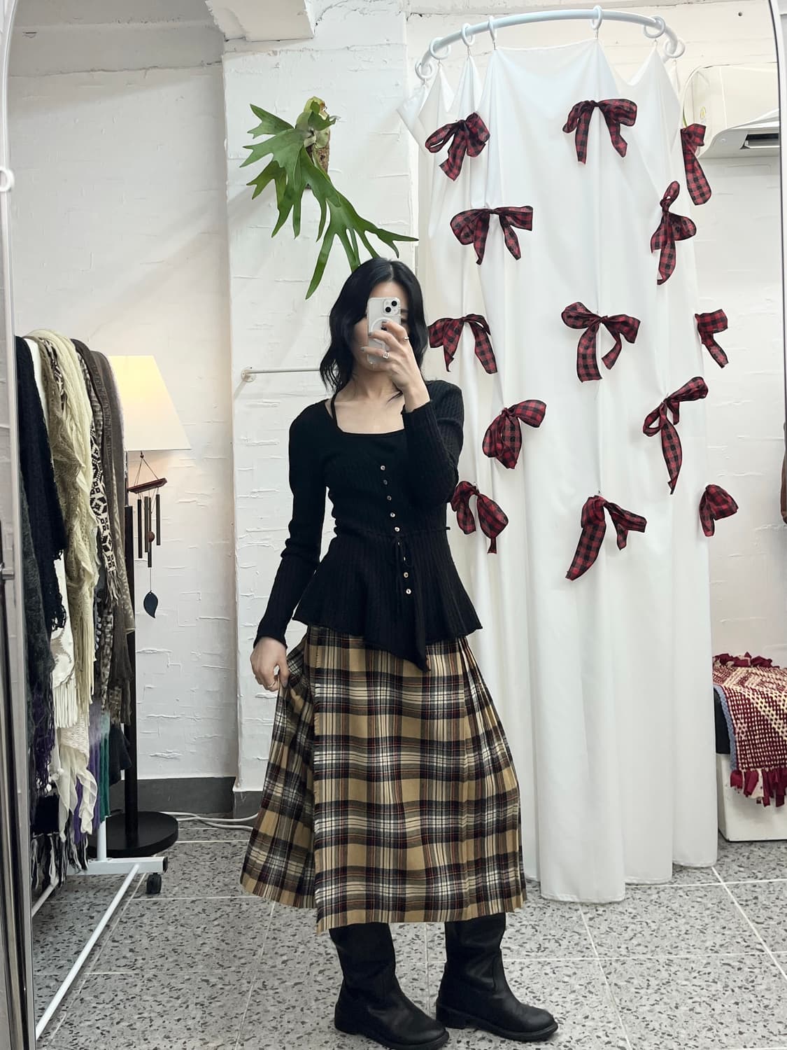 flare ribbon tie cardigan 상품이미지6