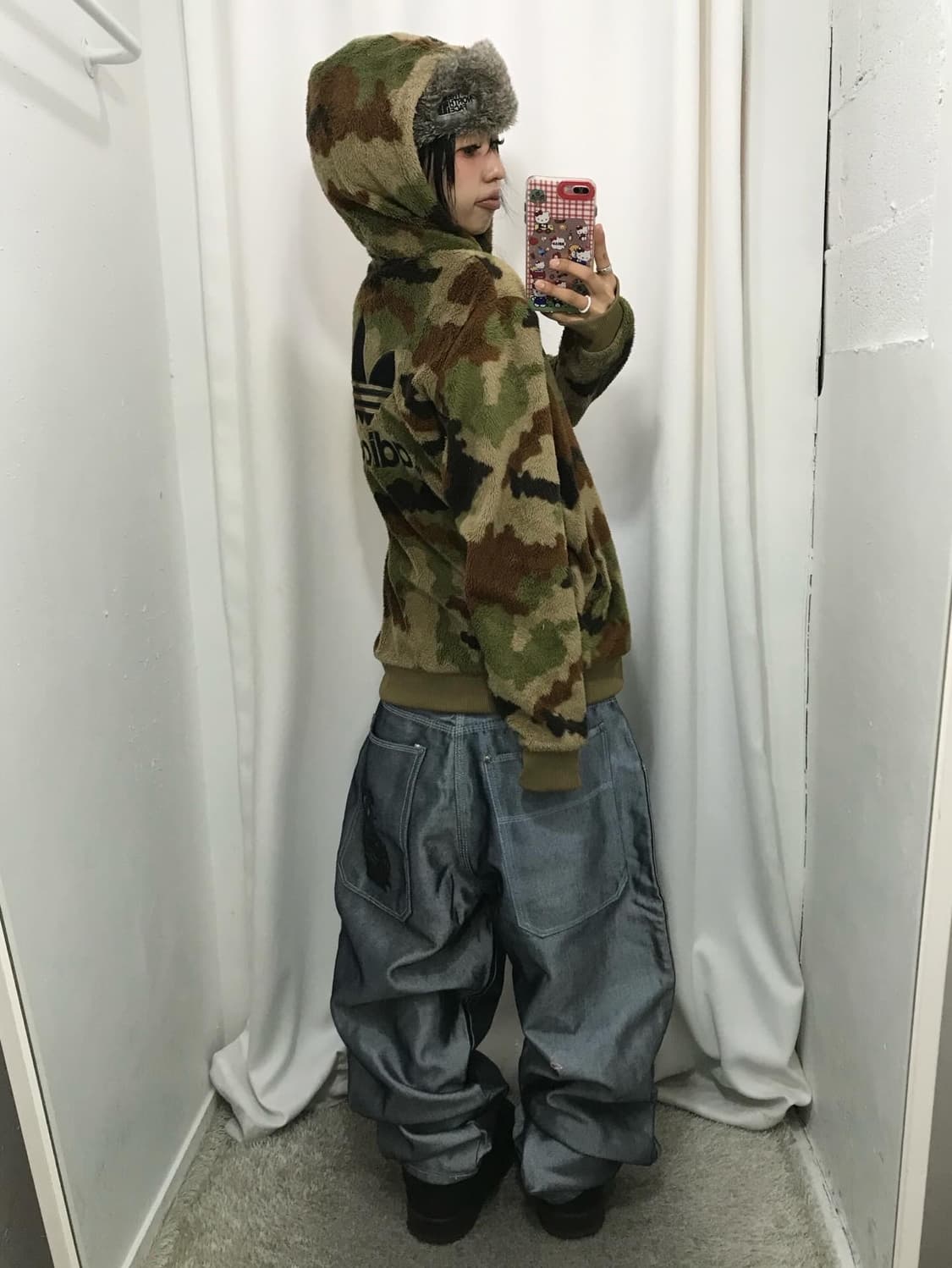 Adidas Camouflage Fleece Hooded JK 상품이미지5