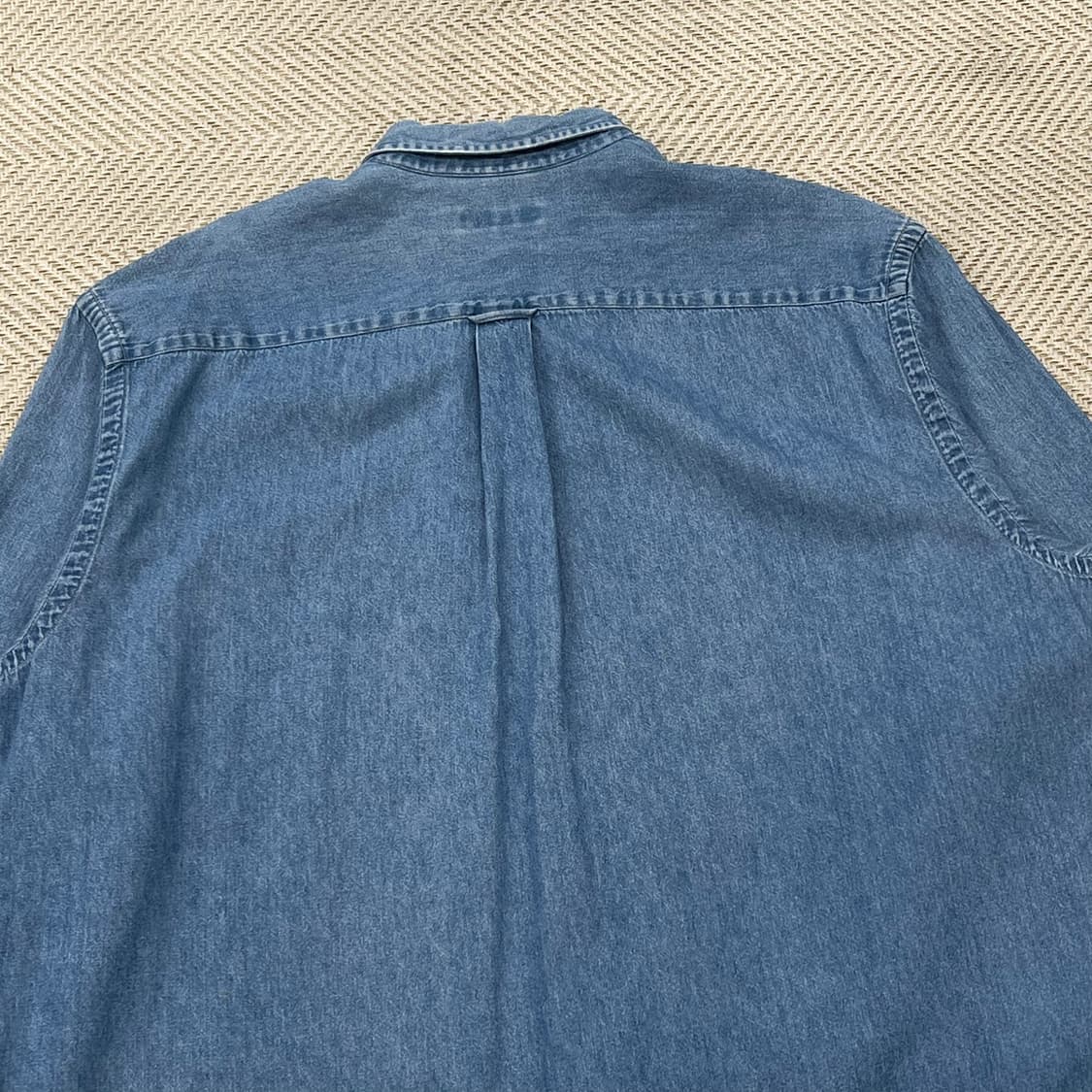 노티카 오버핏 데님 셔츠 r3142 상품이미지5