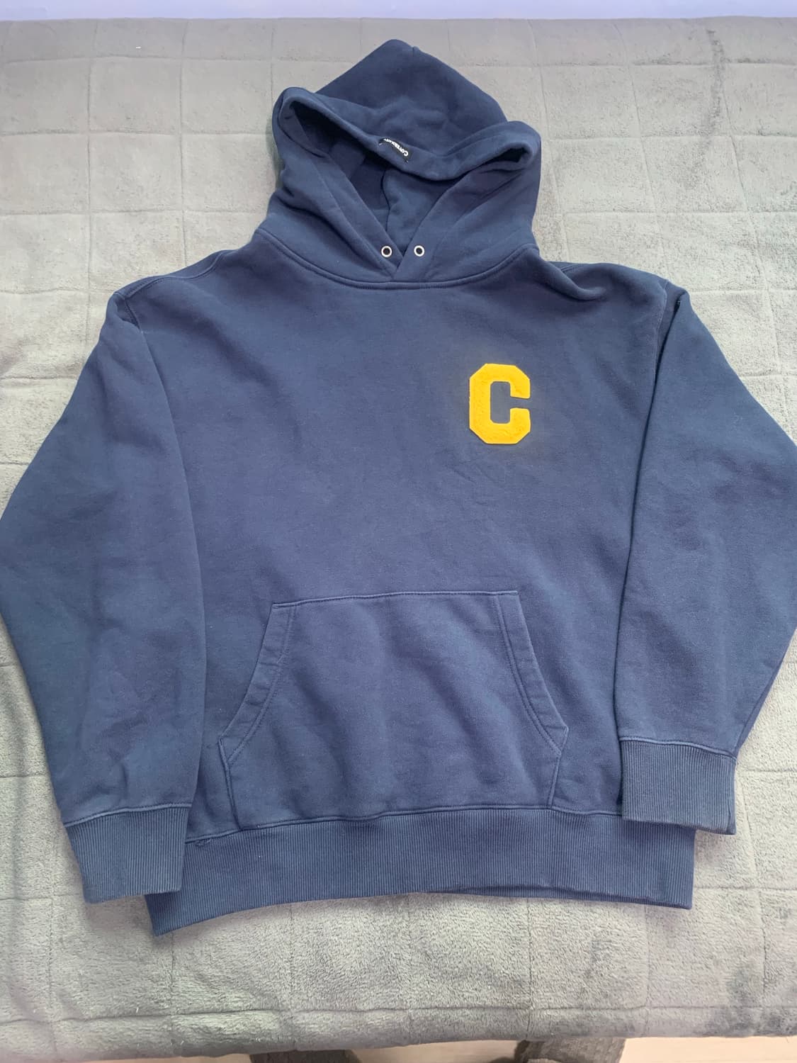 커버낫 C로고 네이비 후드티 M 상품이미지1