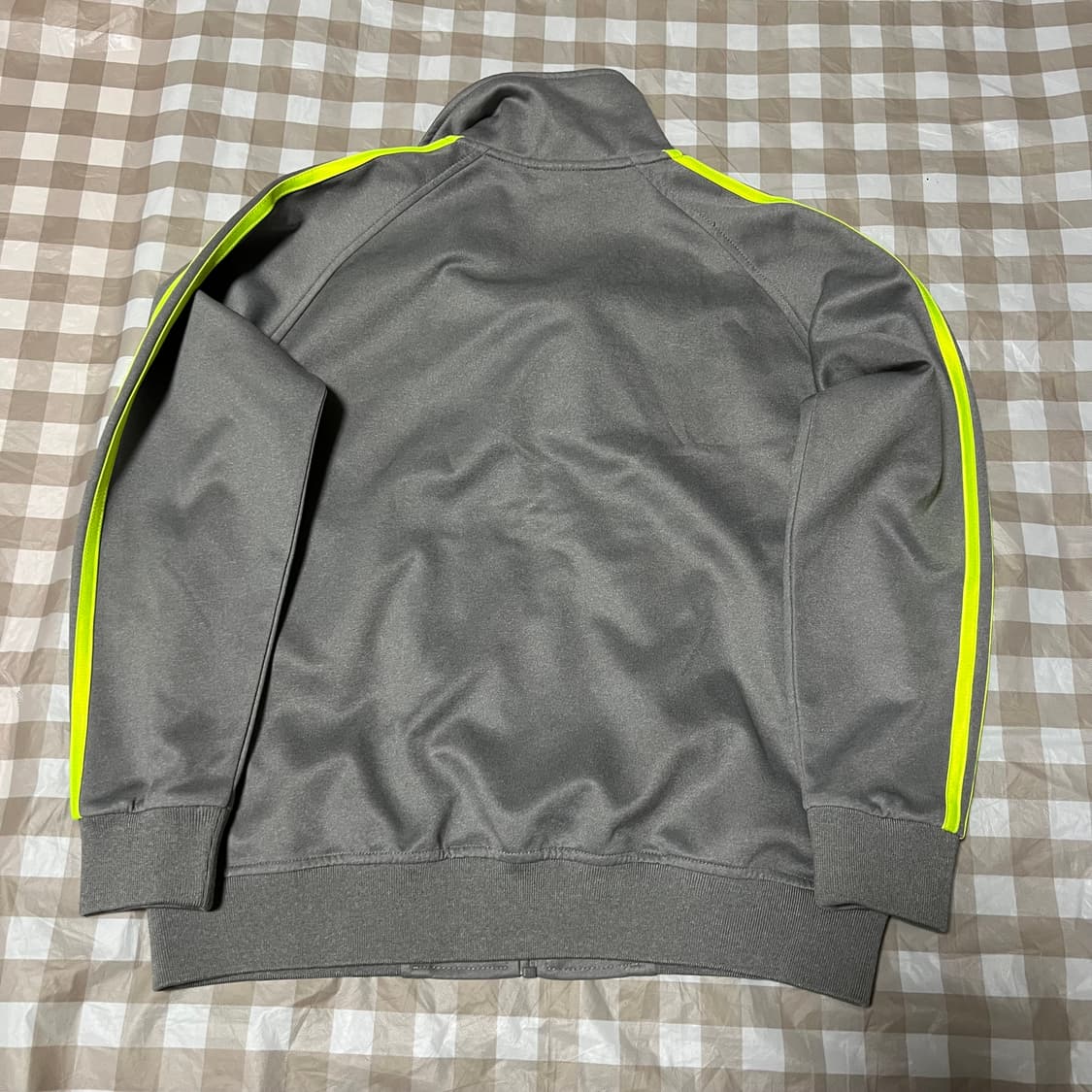 아디다스 마샬아츠 져지 회색형광 XS 집업 삼선 트랙탑 그레이 상품이미지3