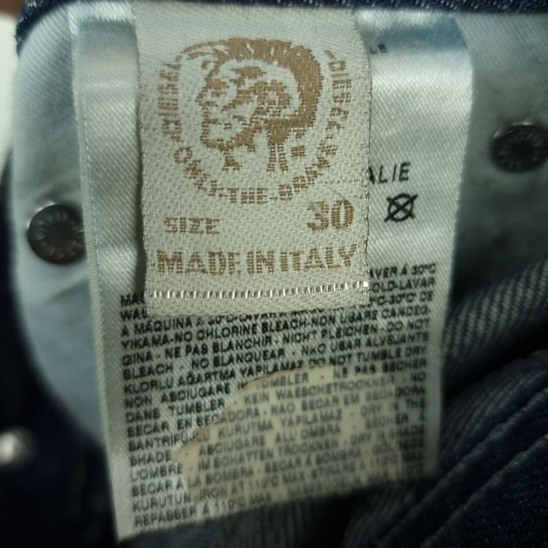 [디젤] 빈티지 워시드 슬림 스트레이트 데님 팬츠 청바지 P01524 상품이미지7