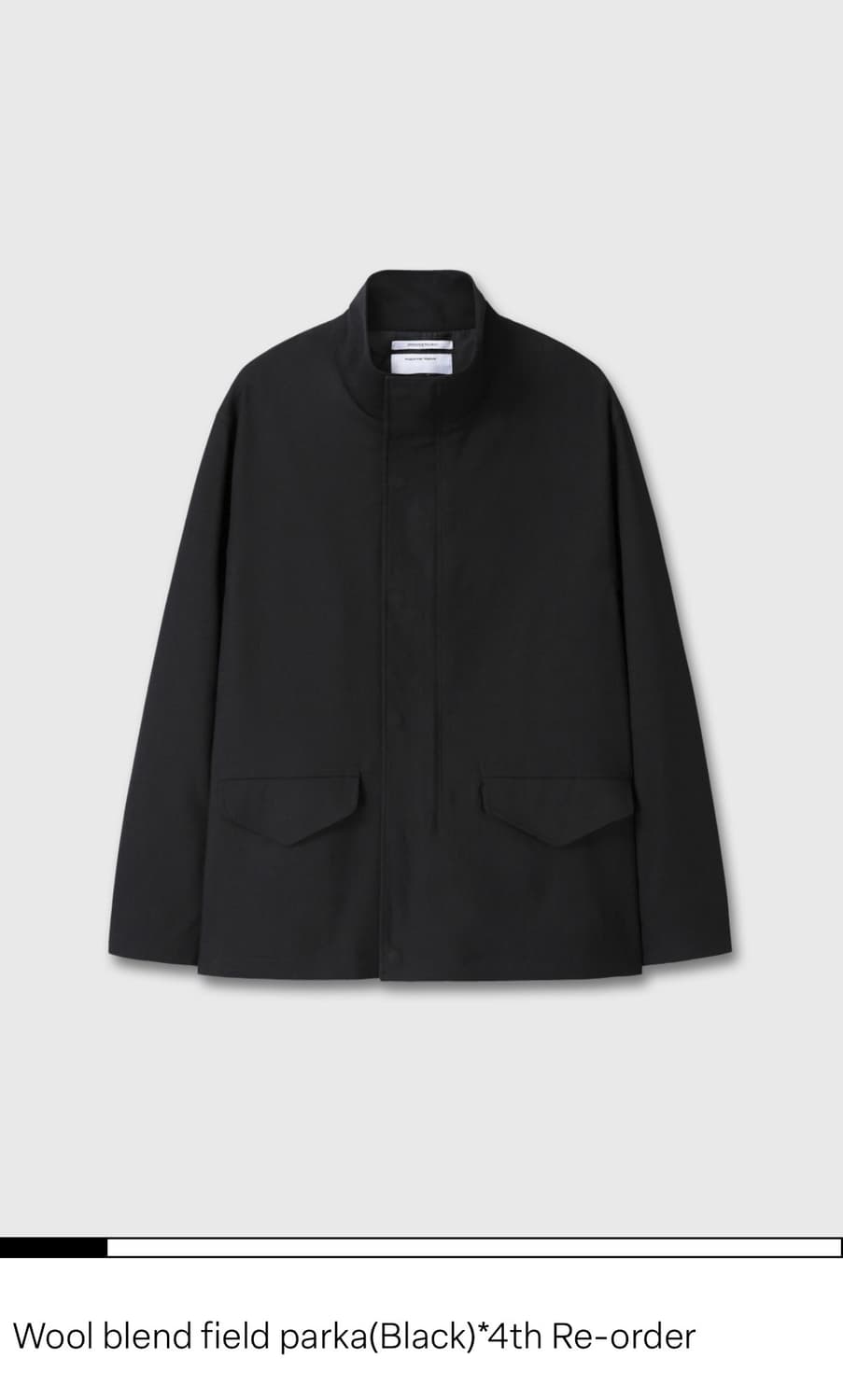 Epicenter tourist Wool blend field parka 상품이미지1