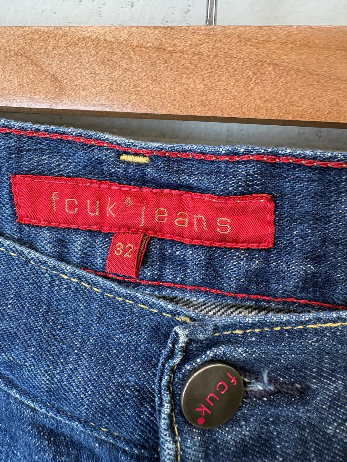 FCUK jeans 일본 빈티지 워싱 데님팬츠 상품이미지8