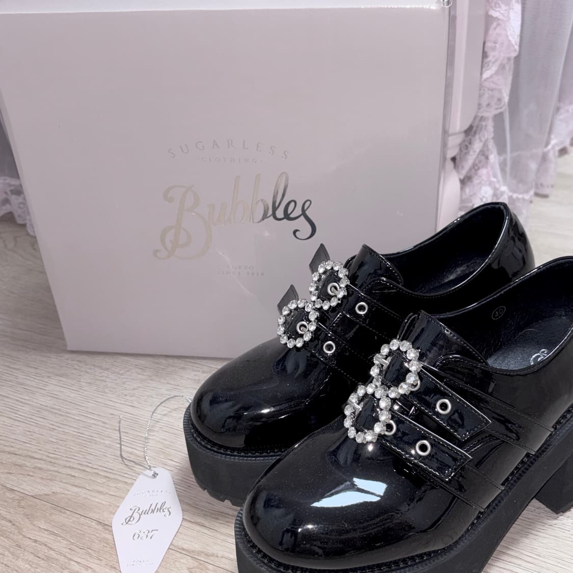 택포) 버블즈 더블 비쥬 통굽 9.5cm 40 양산형 지뢰계 양지뢰  상품이미지2