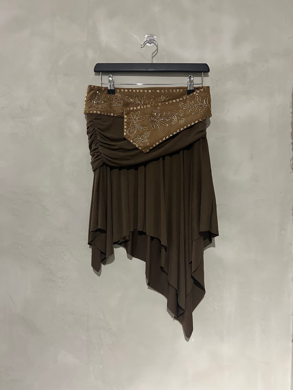 스컬프터 Beaded jersey skirt 상품이미지1