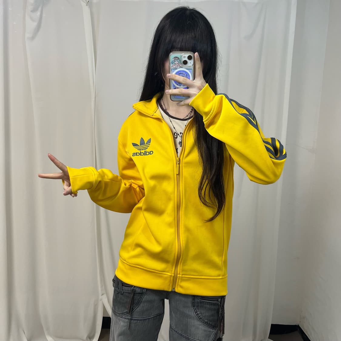 Adidas yellow Europa jersey 상품이미지2