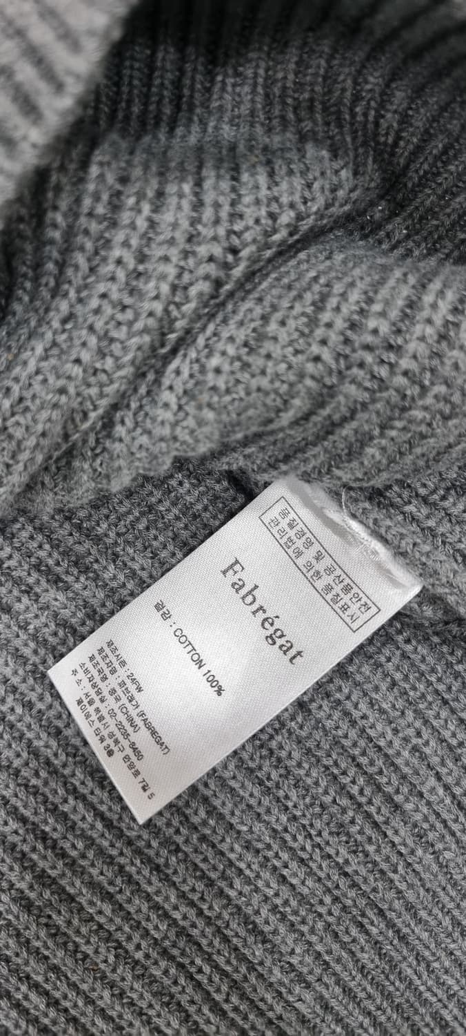 파브레가 브이넥 헤비코튼 니트 2size _ 남성 상품이미지10
