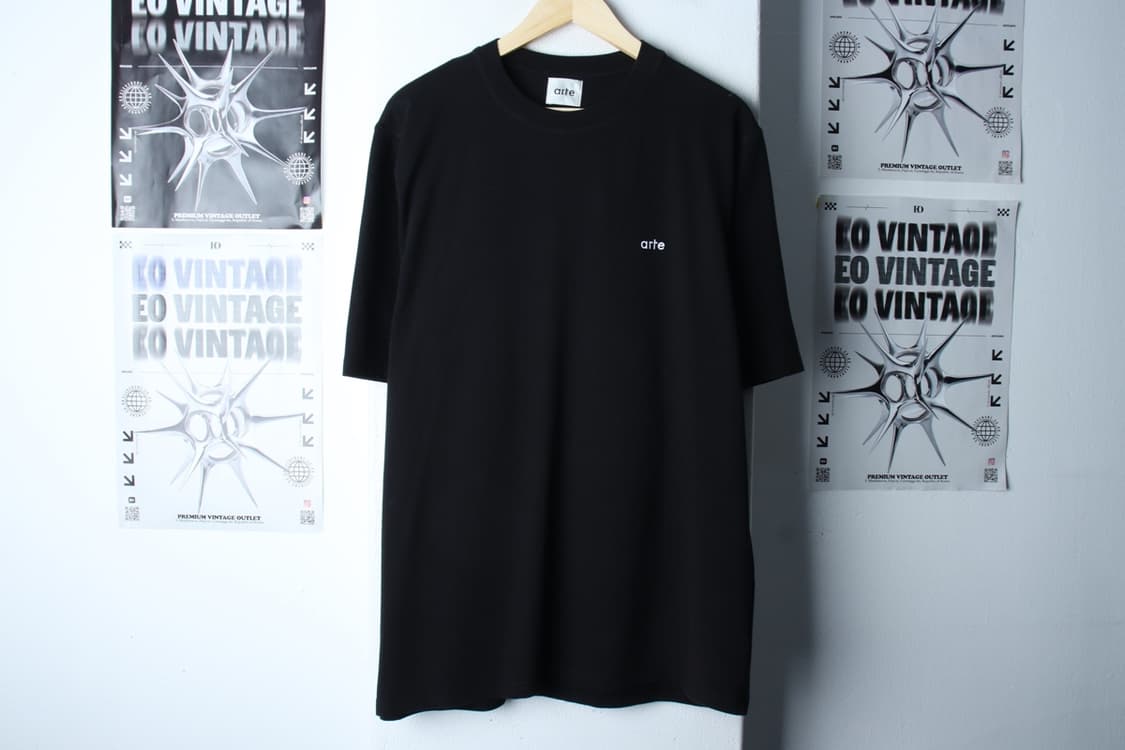 (XL-2XL) 아르떼 앤드워프 반팔 티셔츠 백프린팅 블랙-H31269 상품이미지2