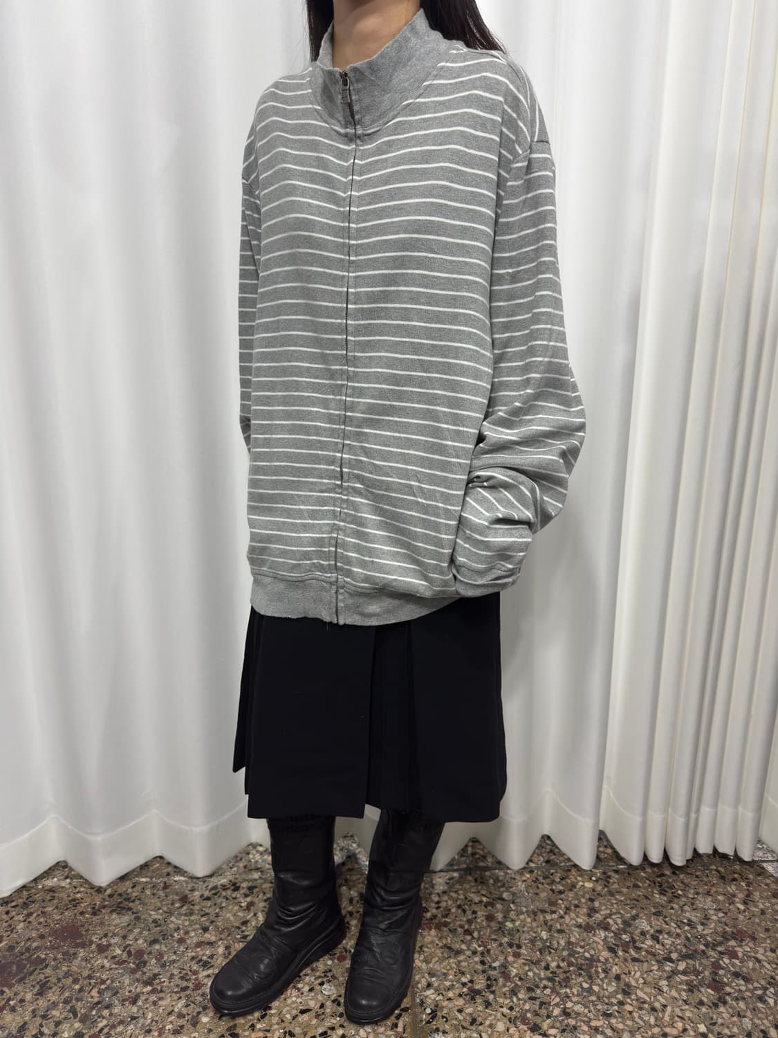 banana republic stripe zipup 상품이미지3