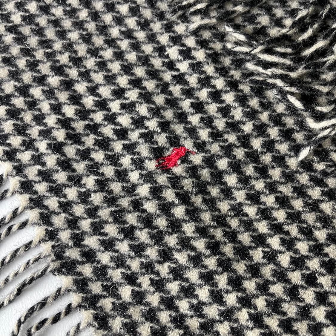 [Polo] 폴로랄프로렌 울,캐시미어 트위드 체크 머플러 상품이미지2