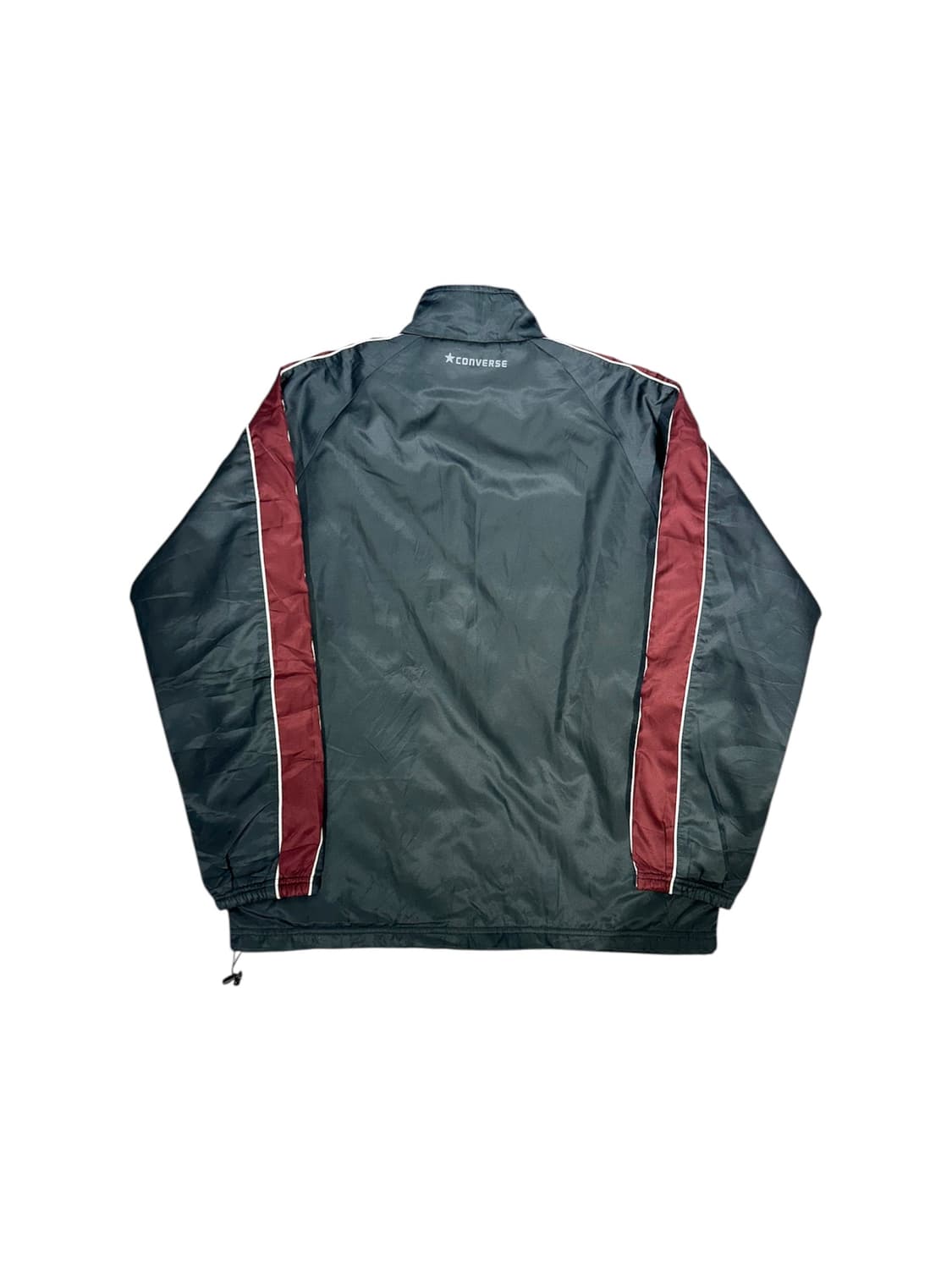 컨버스 그레이 버건디 사이드 라인 트랙탑 져지 M 상품이미지6