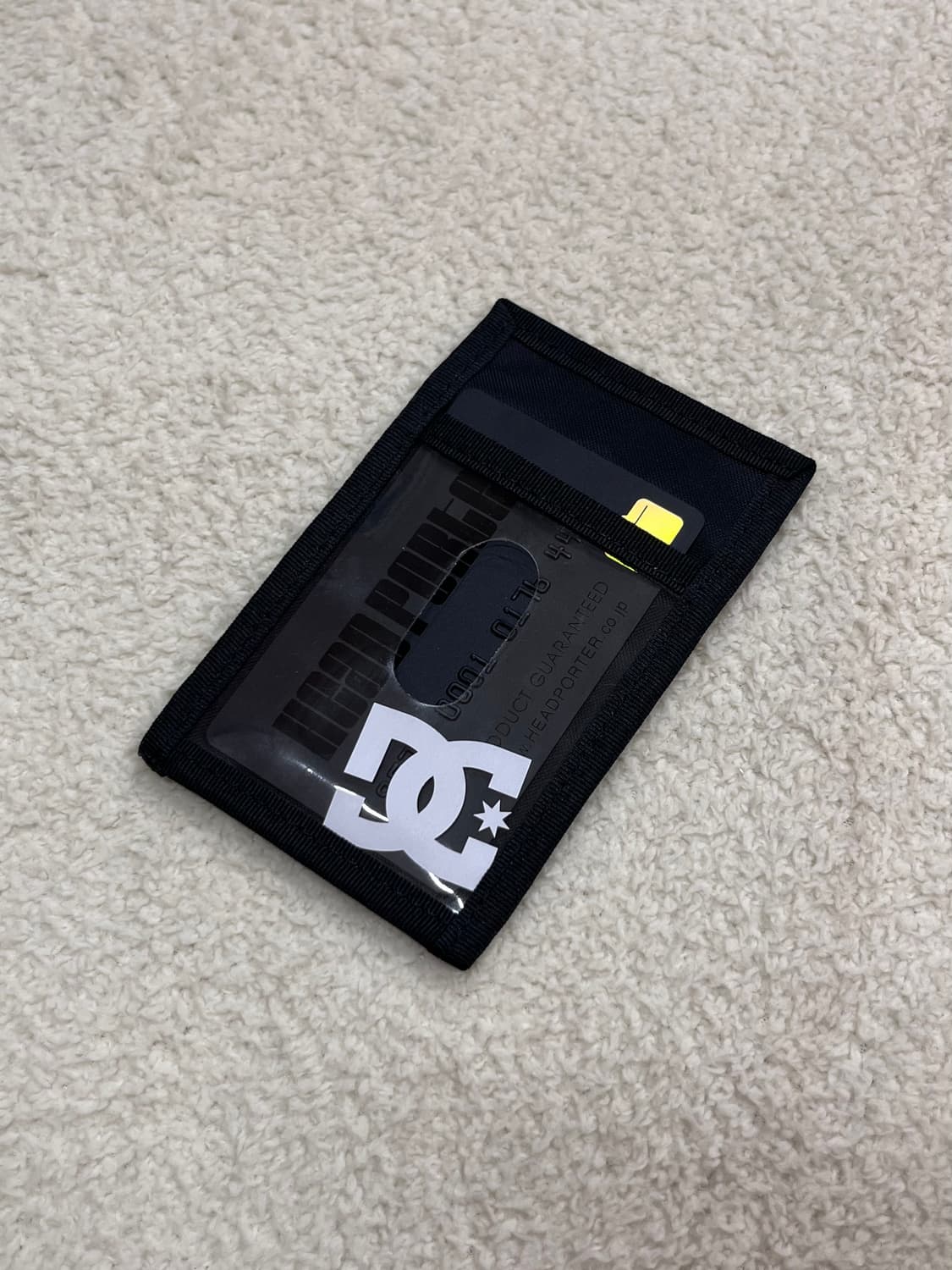 포터xDCshoes 카드지갑 블랙 상품이미지7