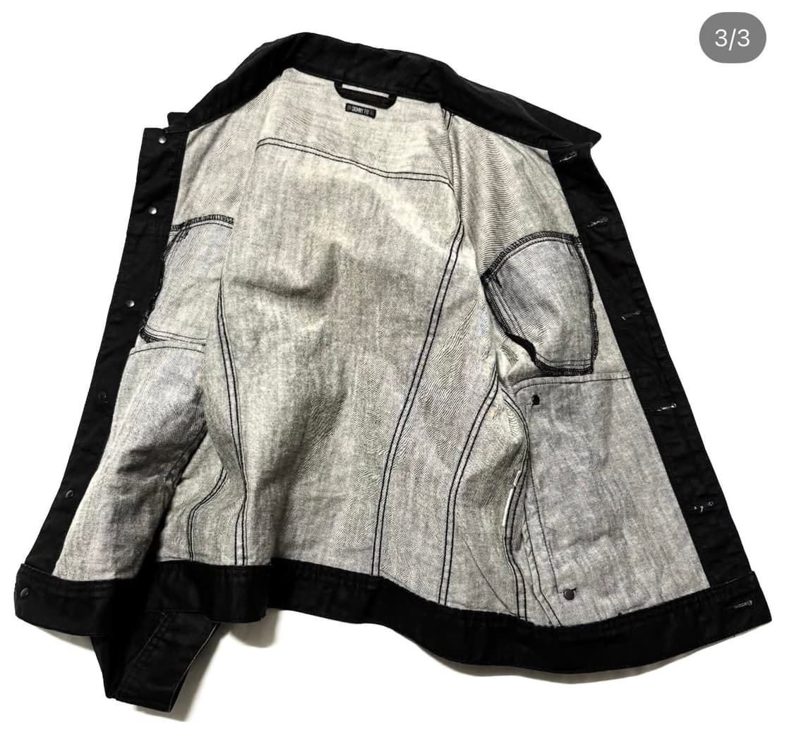 코티드 트러커 자켓 상품이미지3