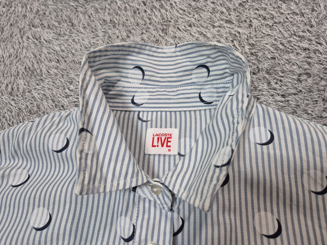 라코스테 여성 스트라이프 셔츠 M(95) 상품이미지3