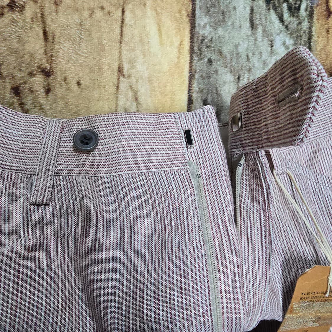 Vintag Jpn 린넨 믹스 팬츠 상품이미지3