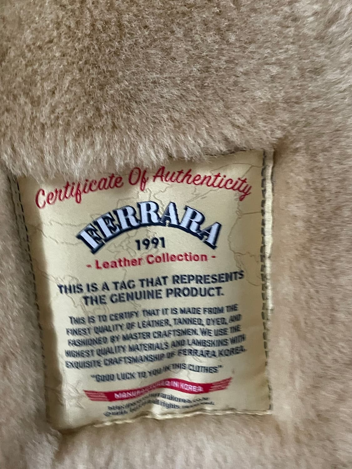 페라라코리아 무스탕 상품이미지5