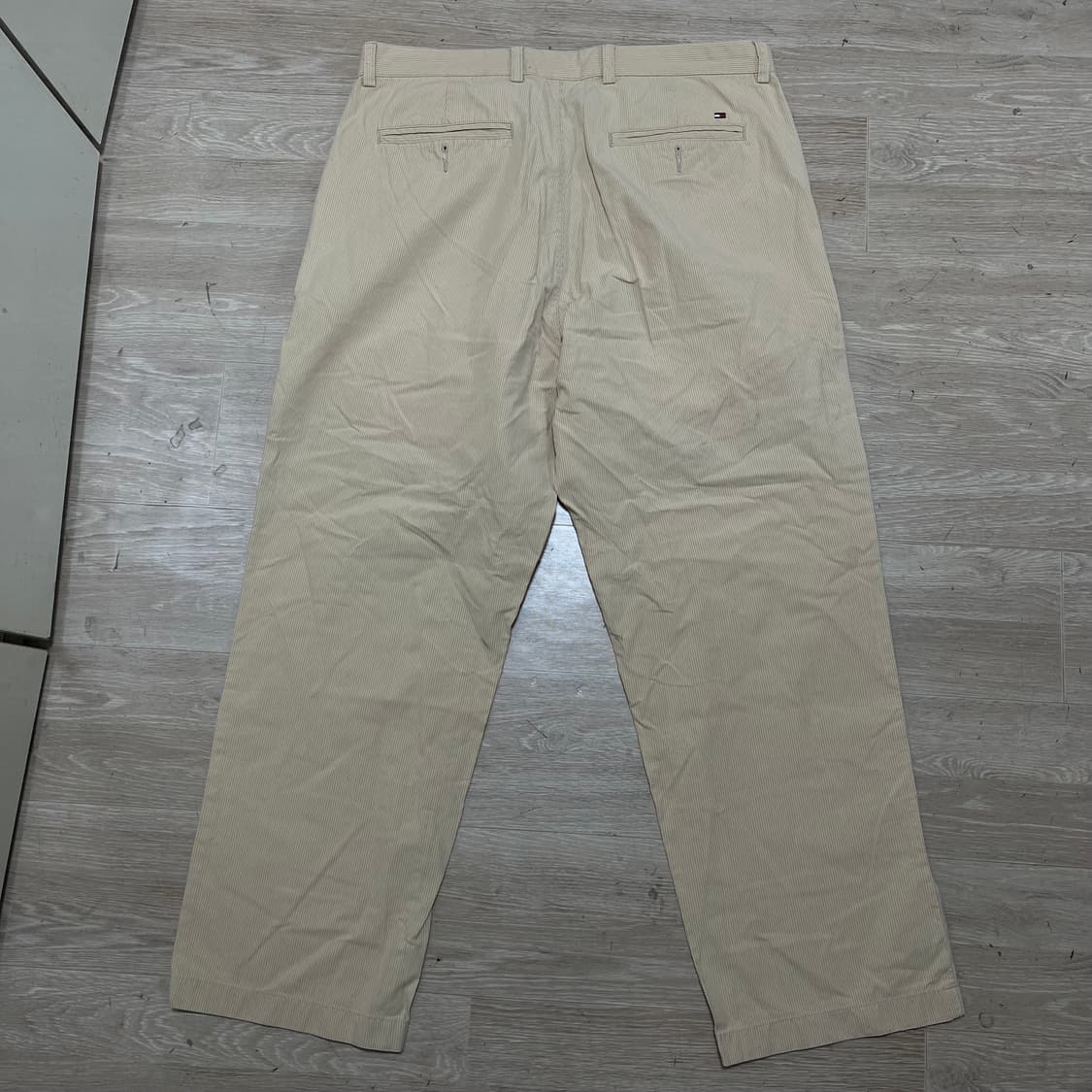 타미힐피거 코튼 와이드핏 치노 팬츠 베이지 34/32 상품이미지8