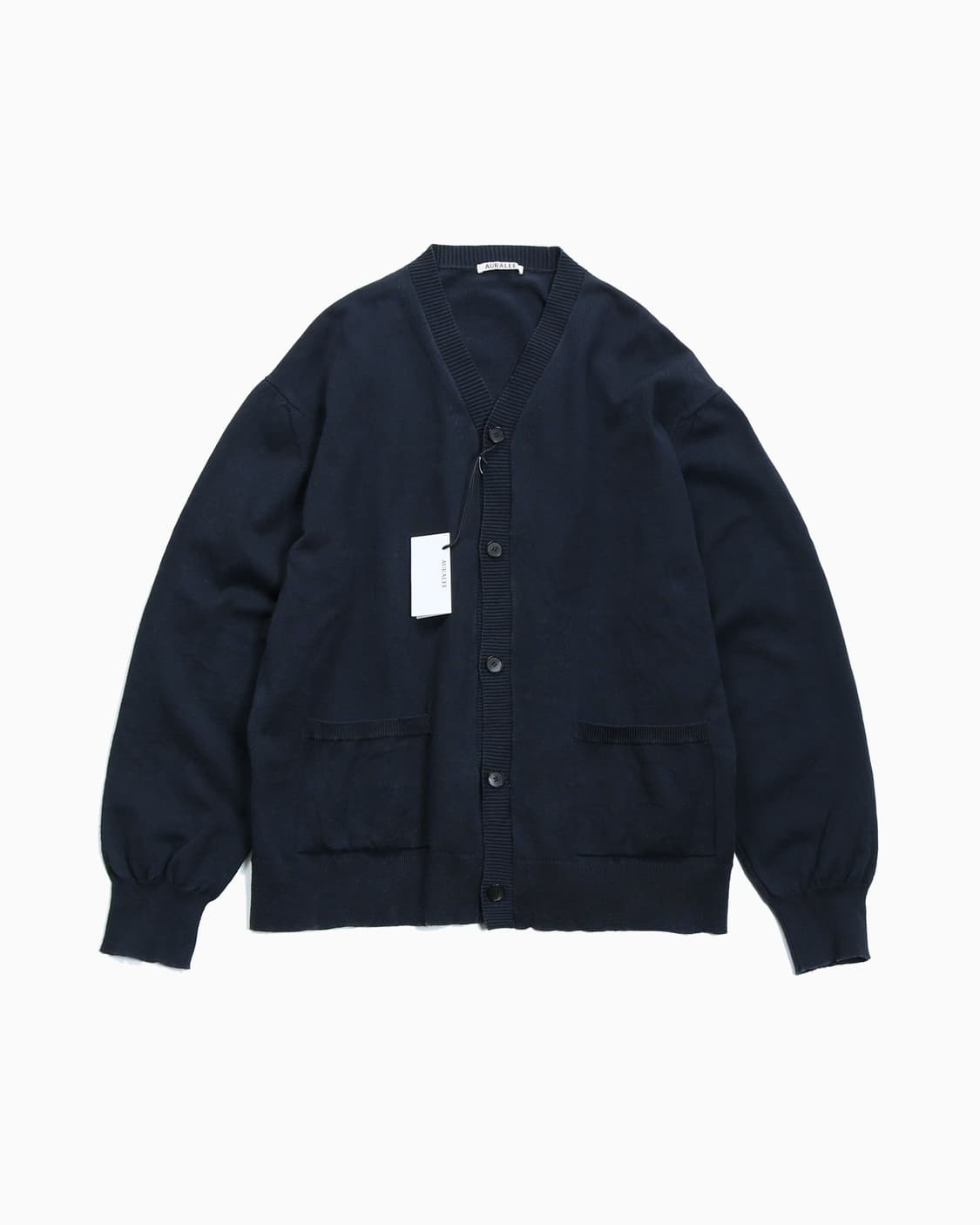 AURALEE Wrinkled Dry Cotton Cardigan 상품이미지1