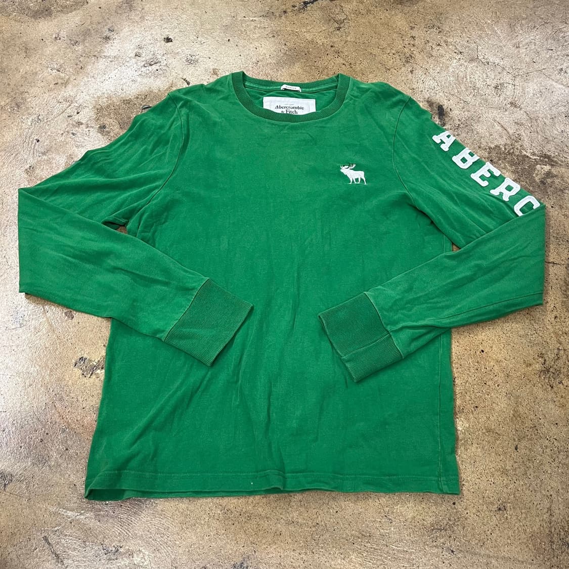 아베크롬비 그린 롱슬리브 상품이미지2