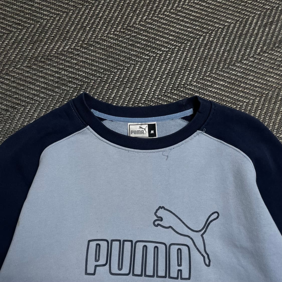 00s 푸마 올드스쿨 배색 박시핏 스웻 맨투맨o 5108 상품이미지4