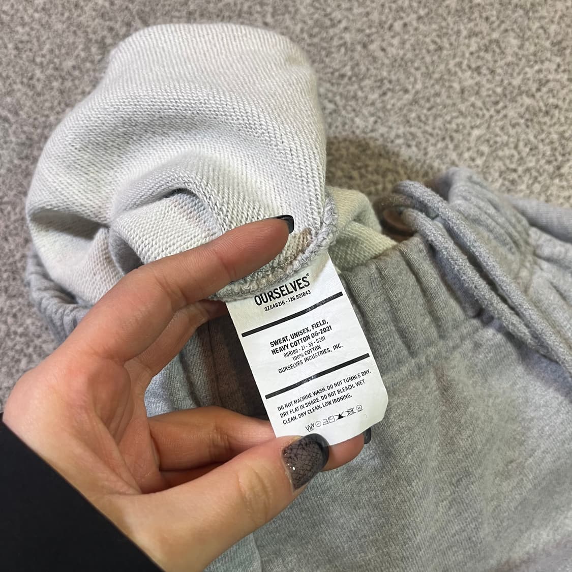 아워셀브스 스웻 셋업  상품이미지8