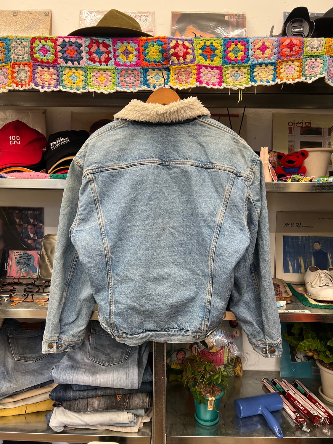 90s Wrangler Sherpa Denim Jacket 상품이미지2