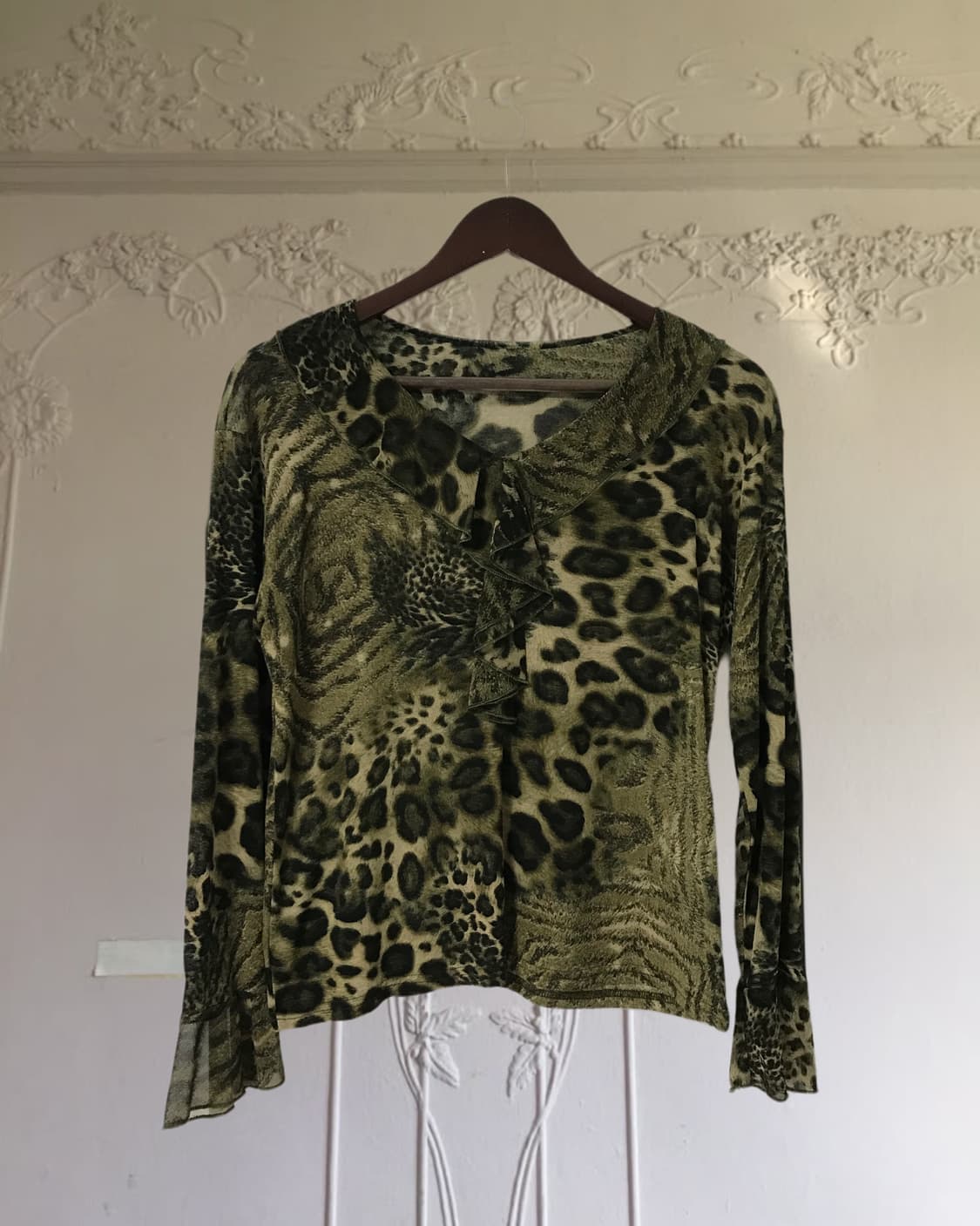 vintage pattern mash top 상품이미지7