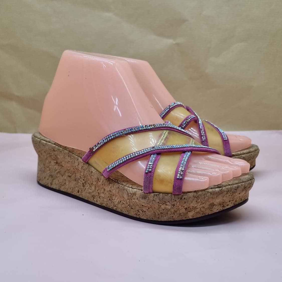 스타카토 웨지힐 슬리퍼235 굽5 상품이미지1