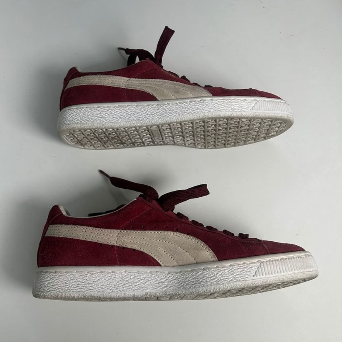PUMA 스웨이드 클래식 스니커즈 버건디 250 상품이미지3