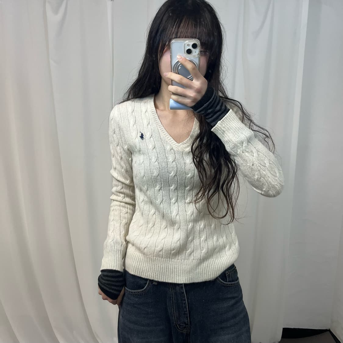 Polo Ivory Knit 상품이미지1