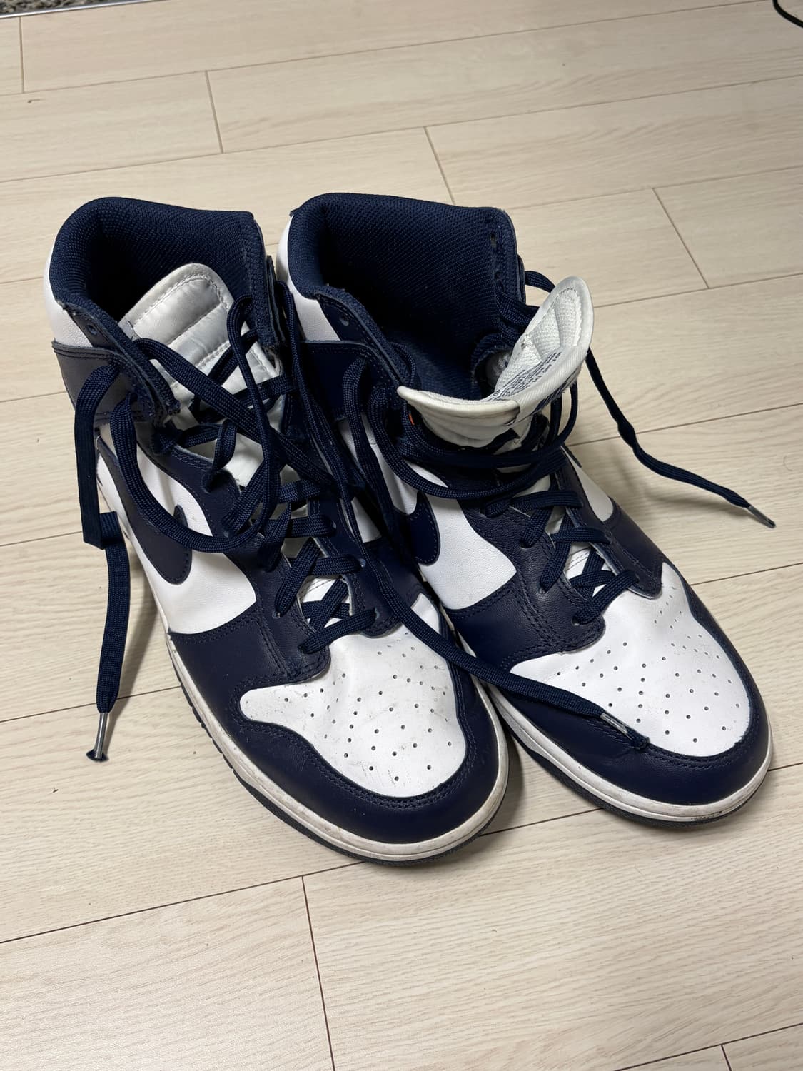 나이키 덩크 하이 레트로 챔피언쉽 네이비 상품이미지1