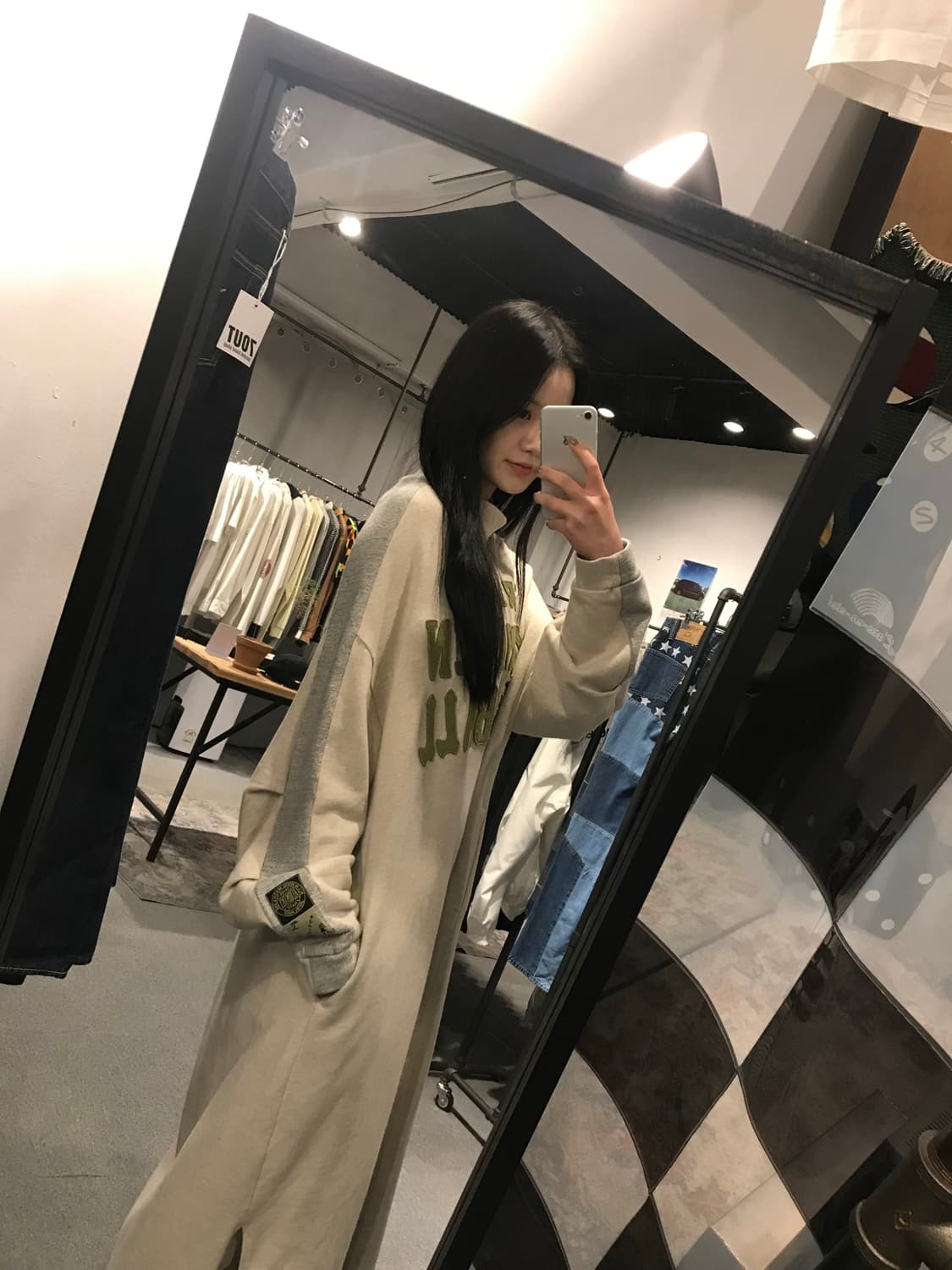 캐피탈 KAPITAL TOP Fleece High Neck Belge 상품이미지2