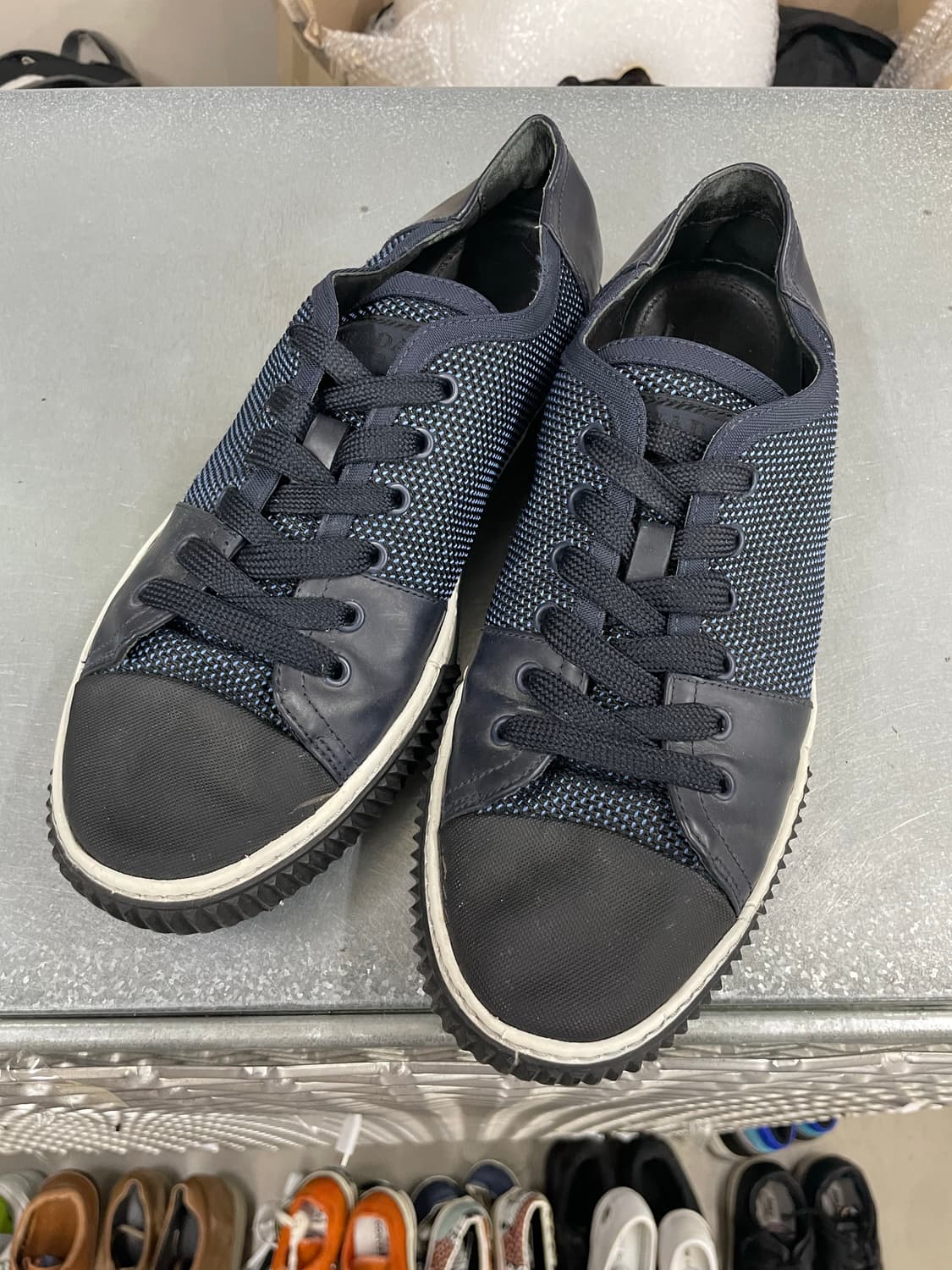 프라다 테크니컬 매쉬 앤 레더 스니커즈 8.5 (gr-4627) 상품이미지2