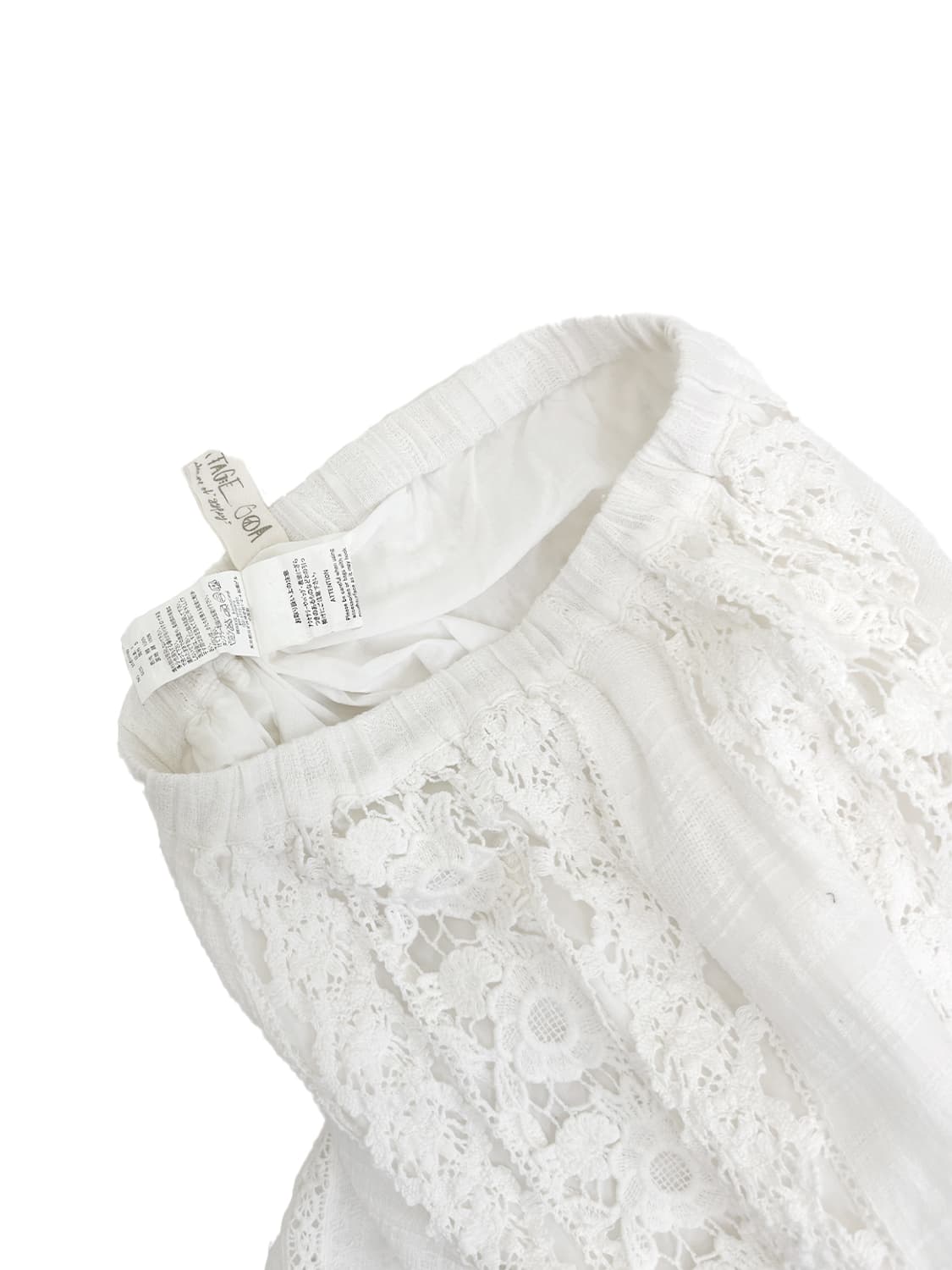 Goa Lace Panel Skirt/ Os 상품이미지4