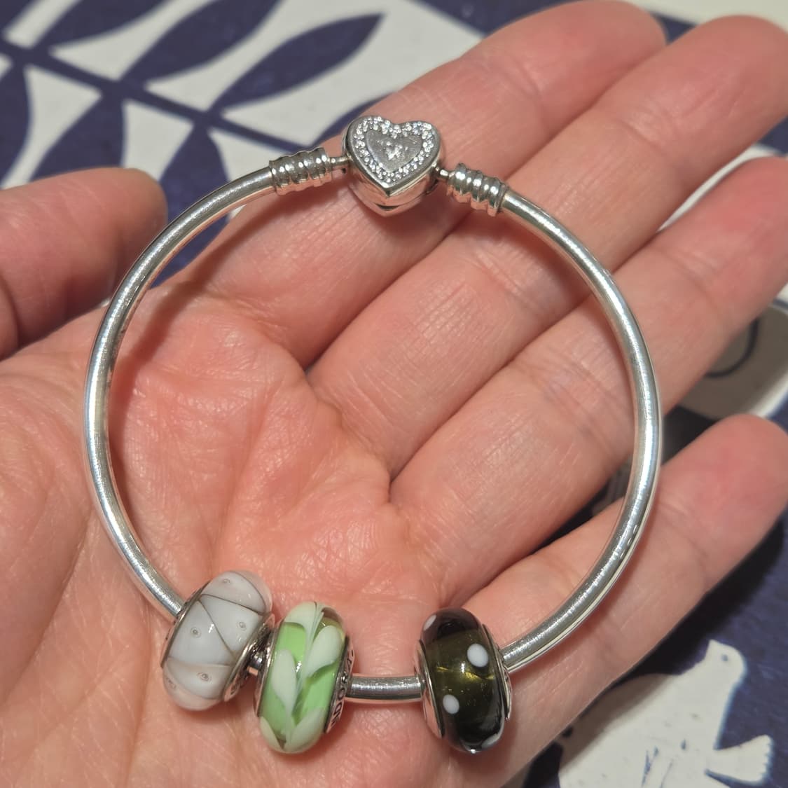 PANDORA 판도라 정품 하트뱅글 세트판매 뱅글팔찌 실버팔찌 상품이미지8