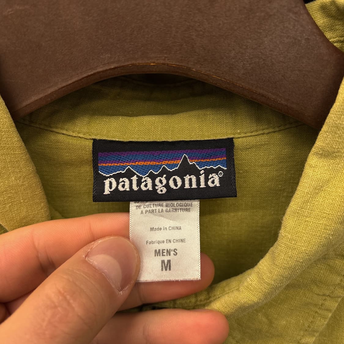 파타고니아 페이디드 더스트 라임 린넨셔츠 N1063 상품이미지9