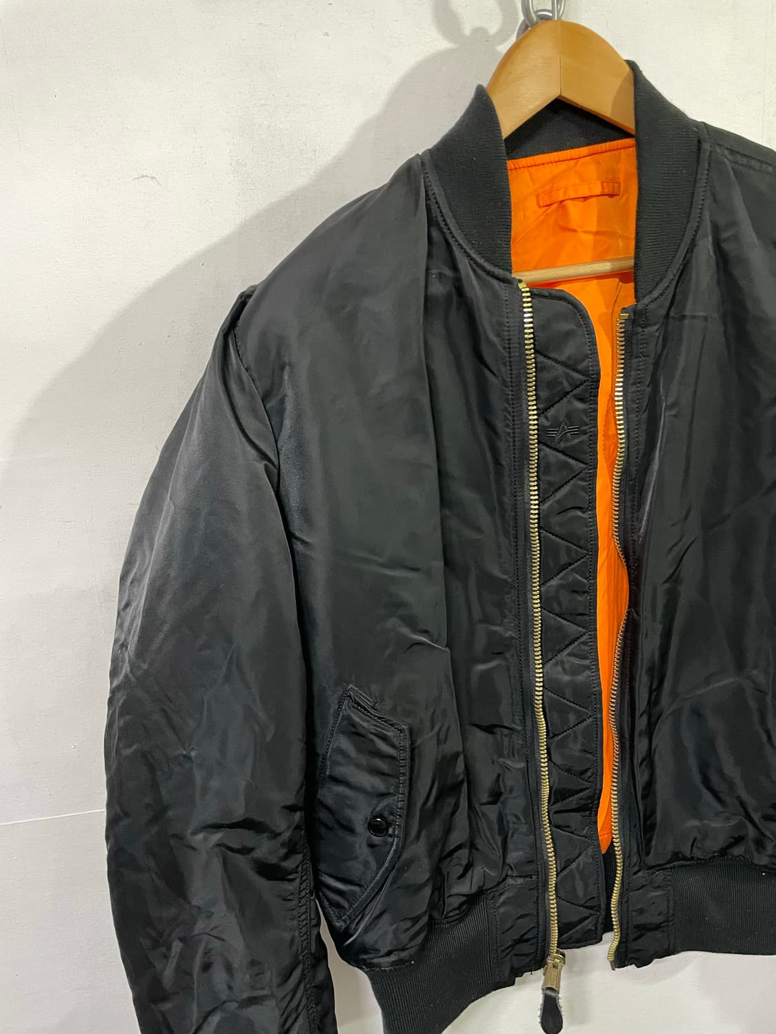 알파인더스트리 MA-1 블루종 봄버 자켓 100-105 상품이미지4