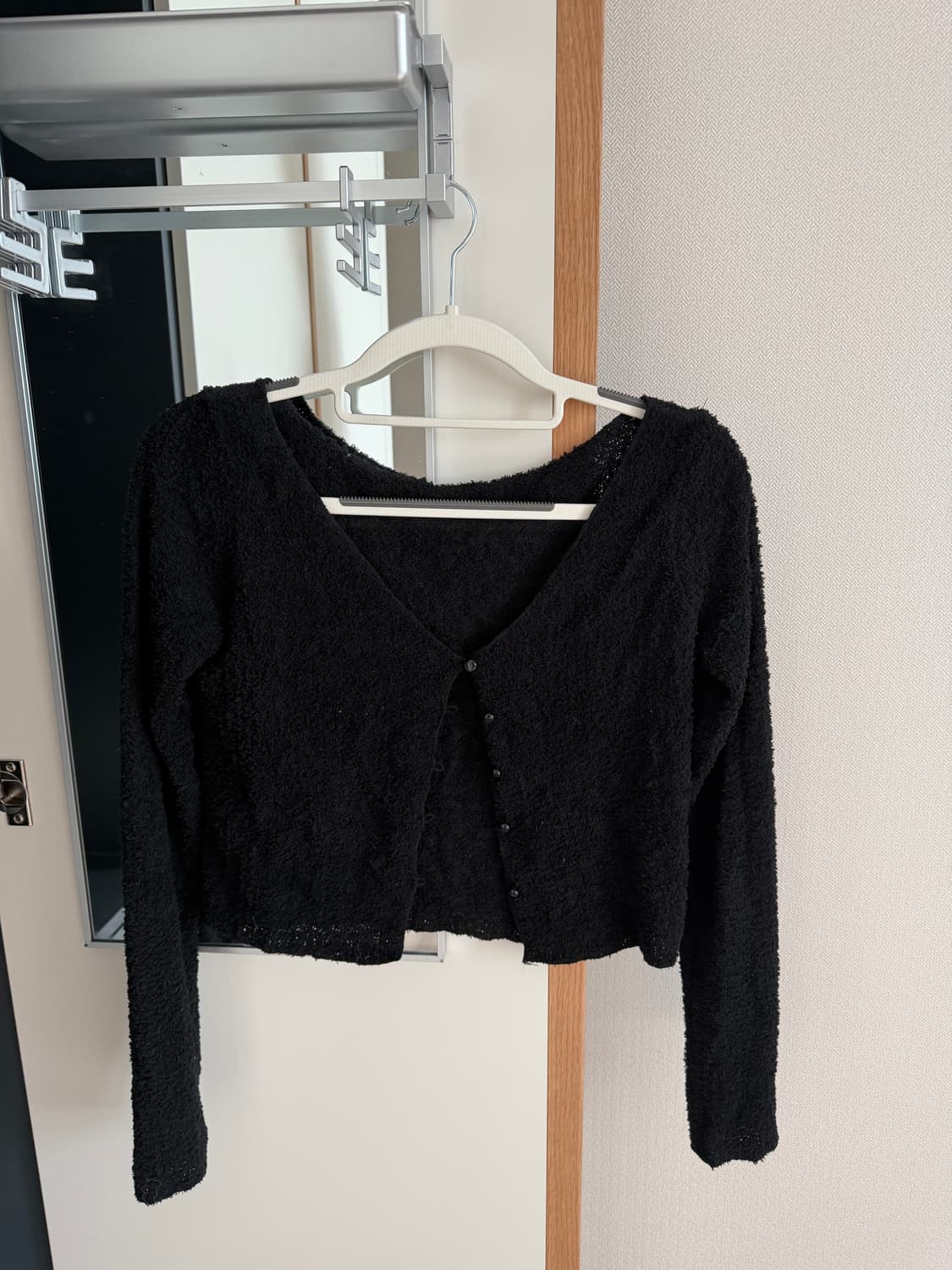 부클 크롭 가디건 상품이미지1