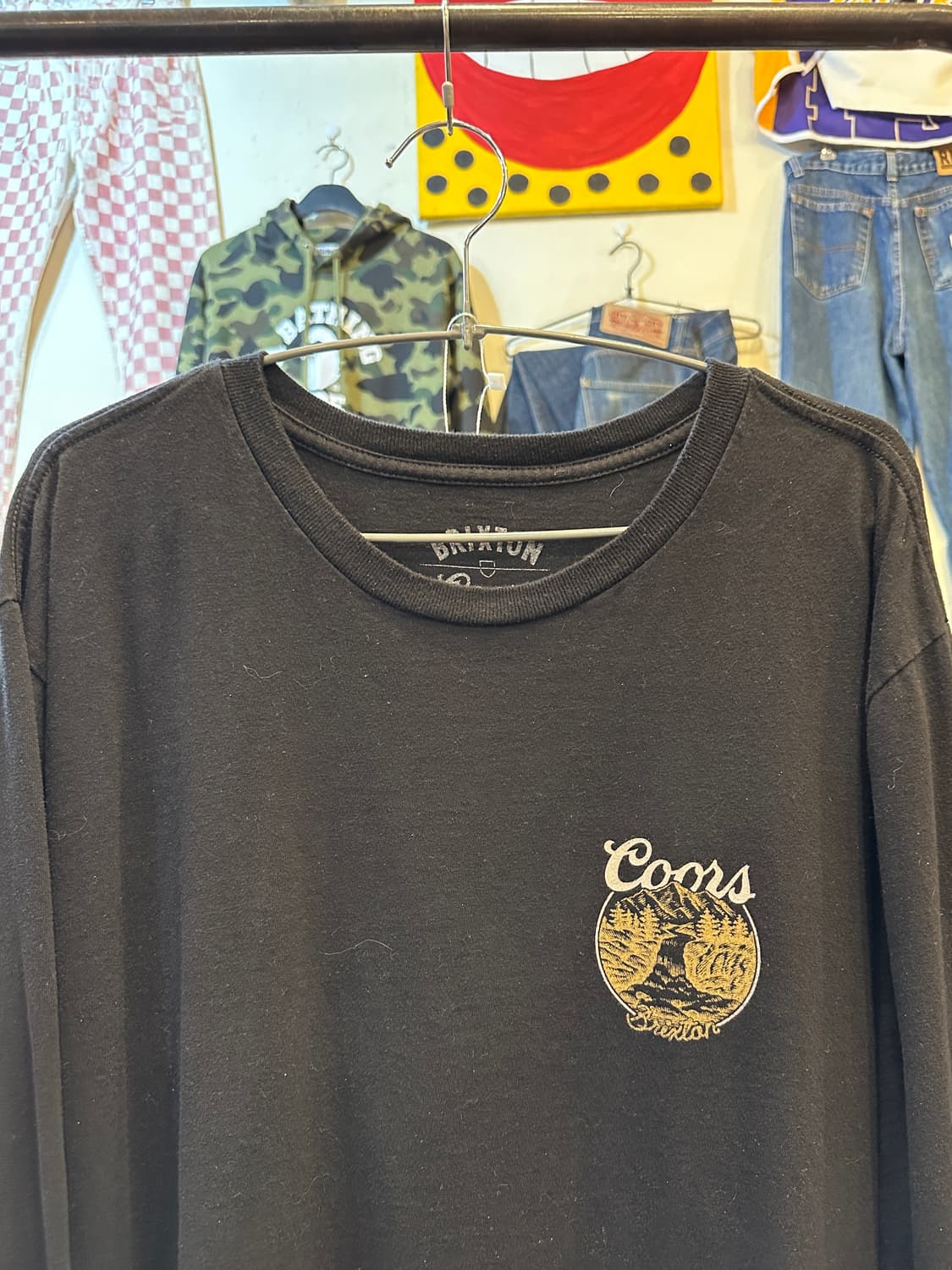 브릭스톤 쿠어스 콜라보 롤슬리브 블랙 2XL  상품이미지2