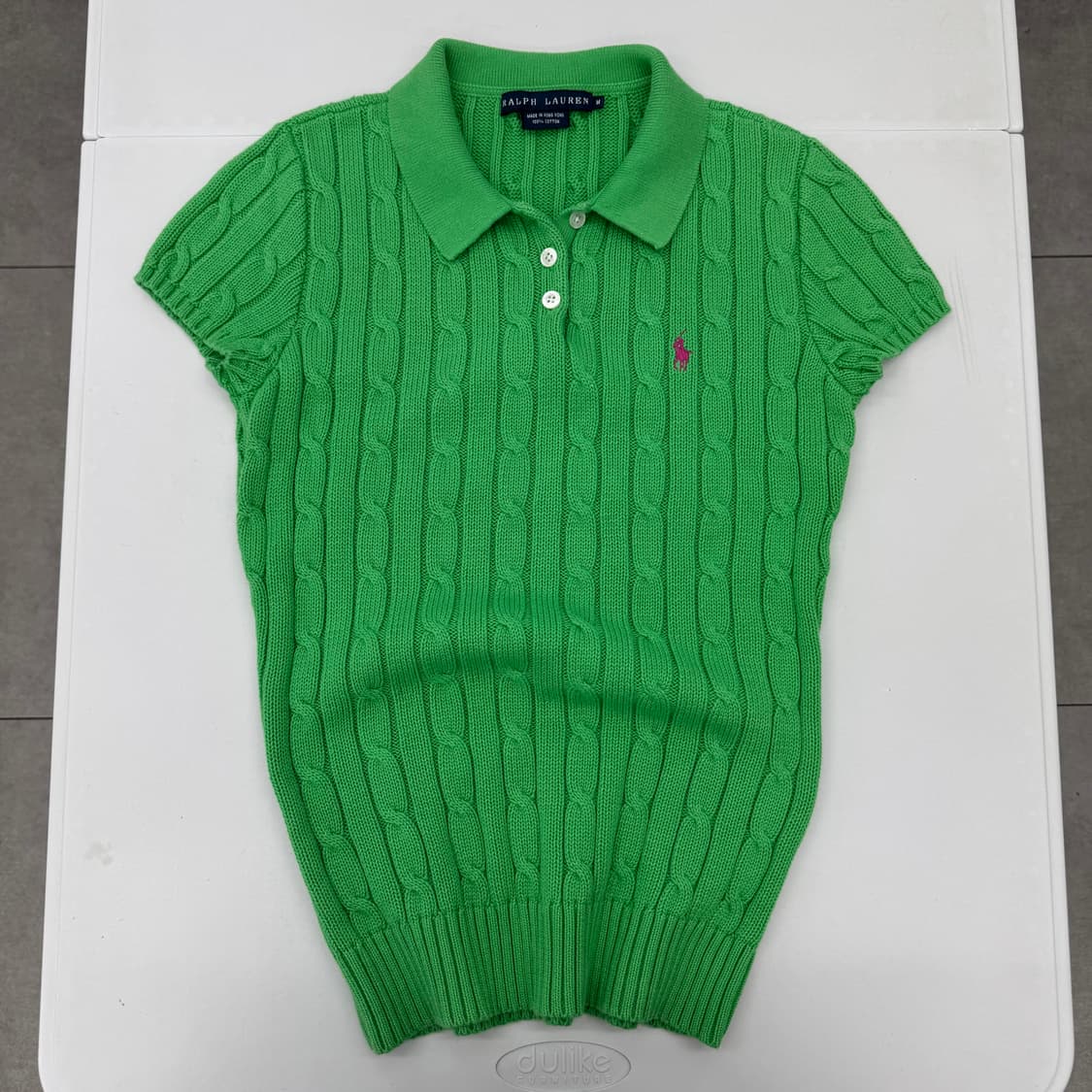 폴로 반팔 니트  상품이미지2