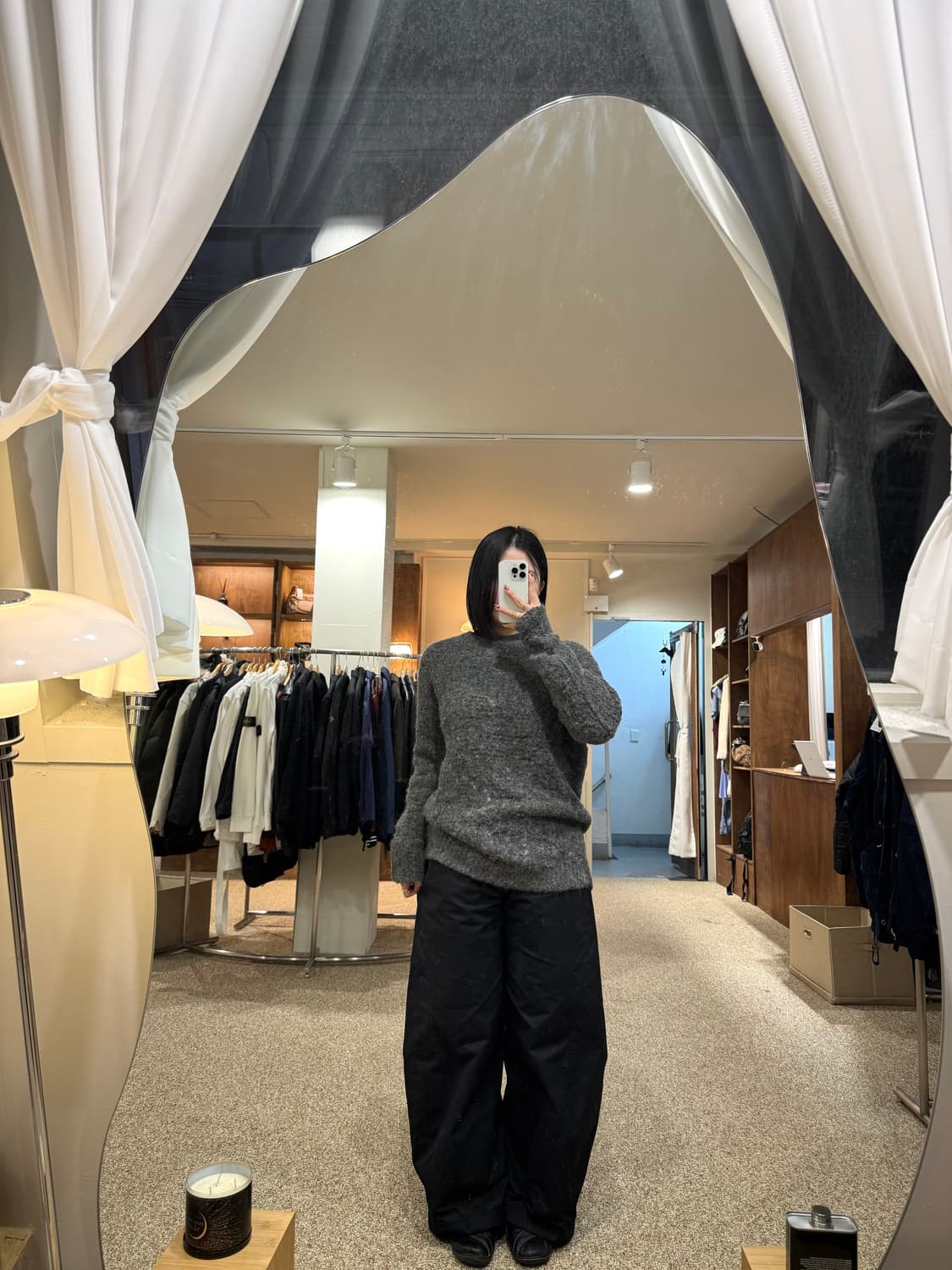 시스템 알파카 니트 스웨터 상품이미지1