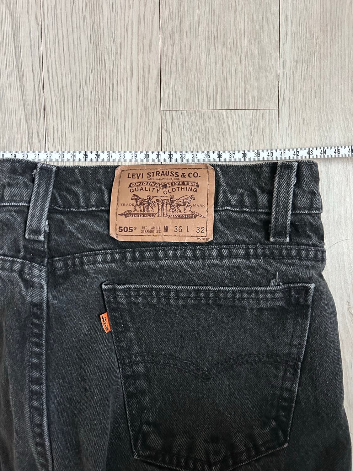 빈티지 리바이스 505 흑청 usa 90s 상품이미지5