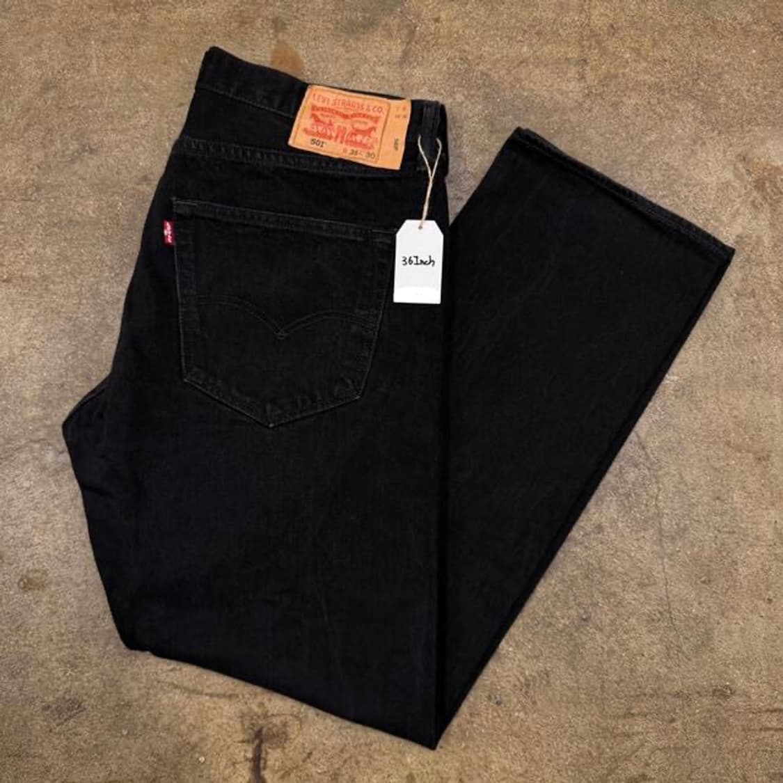 Levi’s 501 Black Straight Fit Denim Pant 상품이미지4