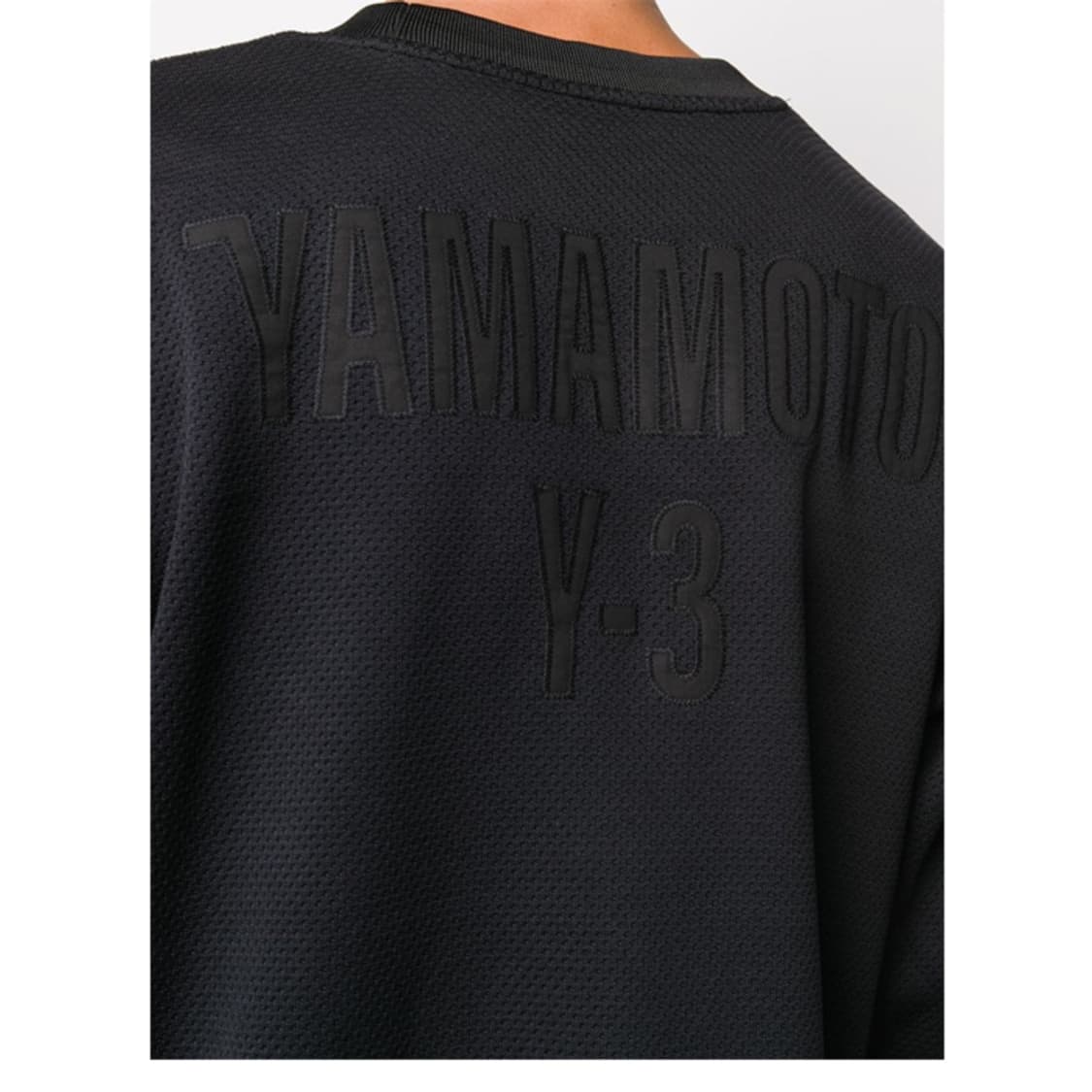 Y-3 요지 야마모토 아디다스 로고 오버핏 스웨트셔츠 맨투맨 블랙 상품이미지6