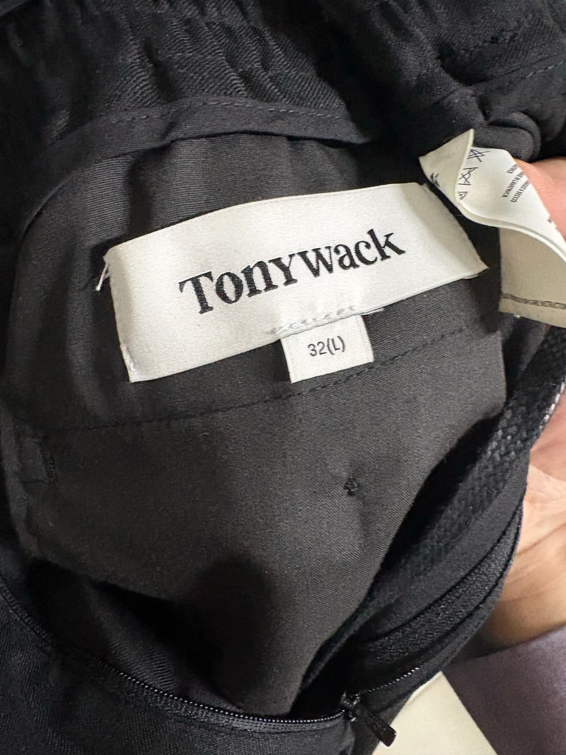 (새상품) 토니웩 tonywack 반밴딩 슬랙스 바지 32(L) 상품이미지5